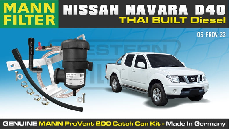Nissan Navara D40 (Thai Built) - ProVent Catch Can Bracket Kit OS-PROV-33