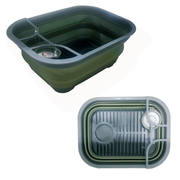 Collapsible Sink / Drying Rack - Army Green