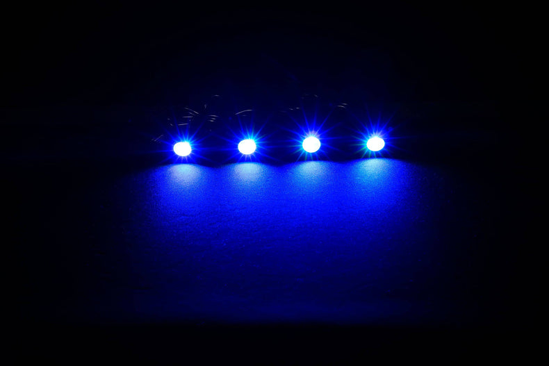 RGB Rock Lights 6 Pod  Bluetooth App Rockarmor 4x4