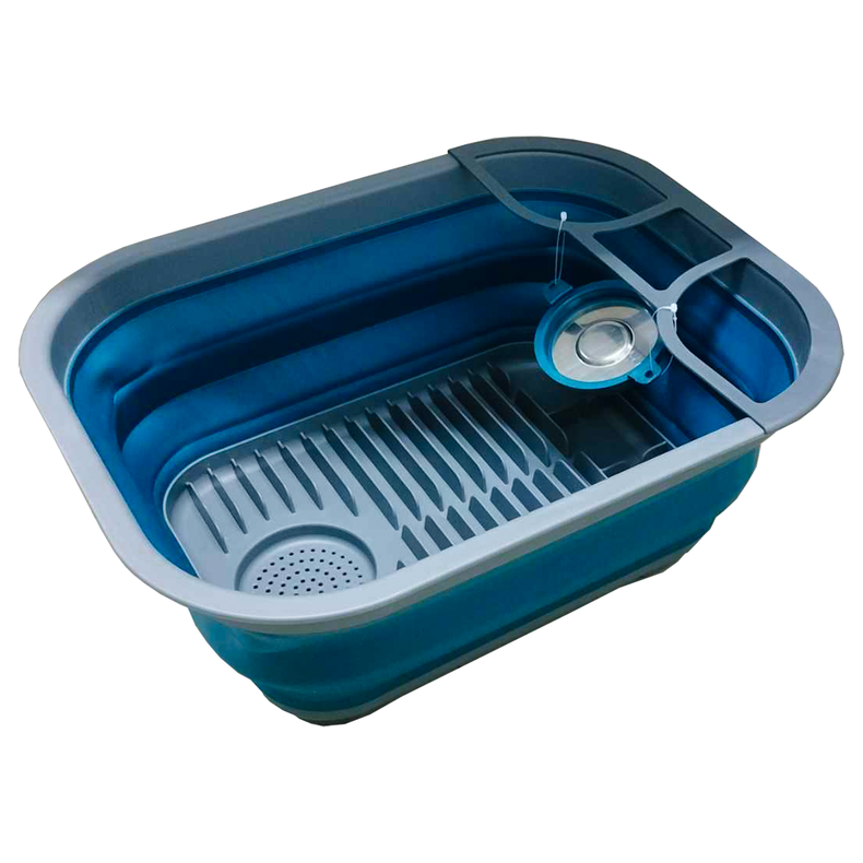 Collapsible Sink / Drying Rack - Blue