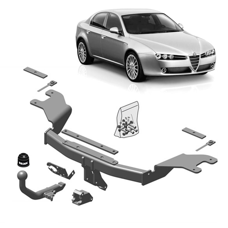 Brink Towbar for Alfa Romeo 159 (03/2006 - 12/2012), Alfa Romeo 159 (09/2005 - 12/2012)