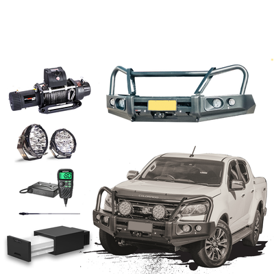 Holden Colorado Touring Pack Suits: RG Colorado & Trailblazer - Bullbar, Winch, Lights, uhf + Free Fridge