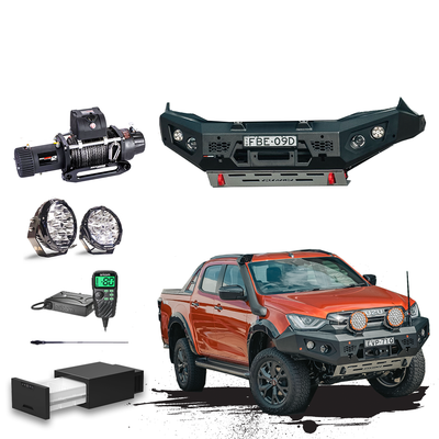 Isuzu DMAX GT Touring Pack Suits 08/2020 - 04/2024 - GT Bumper, Winch, Lights, uhf + Free Fridge
