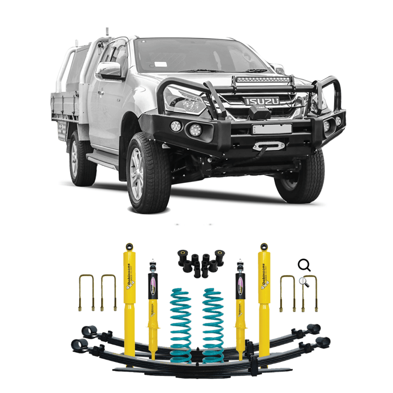 DMAX 2012 - 2020 Suspension Kit 50mm |  Dobinsons Twin Tube Nitro Gas