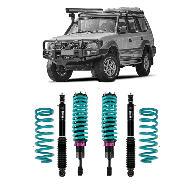 Prado 90 Series Suspension Kit 45-60mm | Dobinsons IMS Monotube IFP