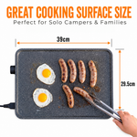 Camping Electric Grill Size