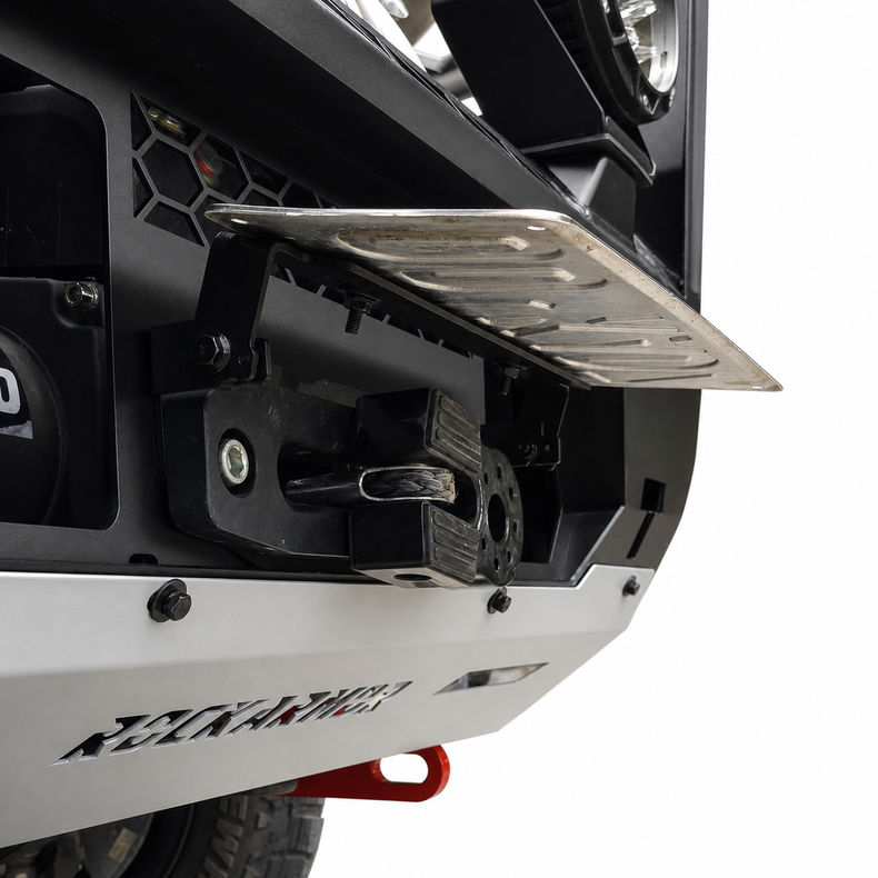 120 Prado Bull Bar Number Plate Flip