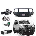 GU Patrol Touring Pack Suits: Series 4+ GU Patrol - Prem Bullbar, Winch, Lights, uhf + Free Fridge