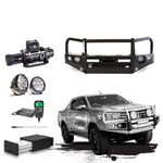 Hilux N80 Touring Pack Suits: N80 Hilux 2015-07/2020 - Elite Bullbar, Winch, Lights, uhf + Free Fridge