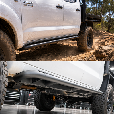 N70 Rock Sliders - Angled Design (Suits 2005-2015 Hilux N70)