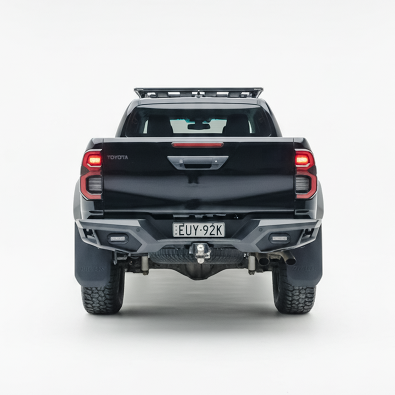 N80 Hilux Rear Step Tow Bar - Rockarmor 4x4