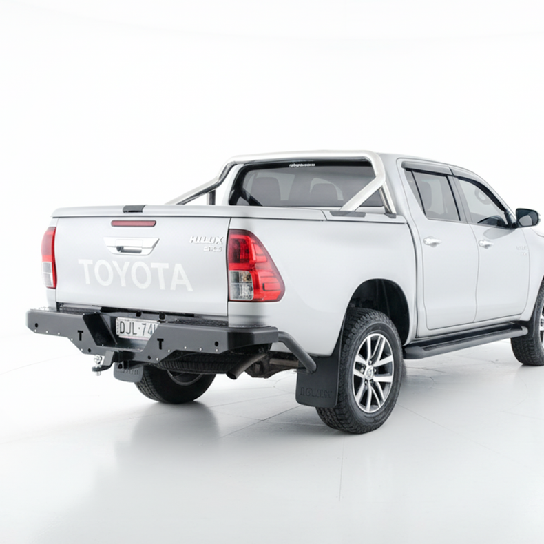 n80 hilux rear step tow bar