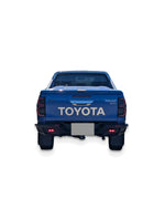Example upgraded 2016 Hilux on a white studio background - additional accessories shown; refer to pack inclusions