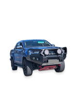 Example upgraded 2016 Hilux on a white studio background - additional accessories shown; refer to pack inclusions