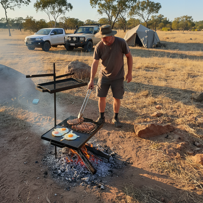 Camping Grill Barbecue for Camp Fire bbq