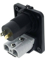 Hulk 4X4 Double Flush Mount Housing 50A Anderson Style Plug (HU7006B)