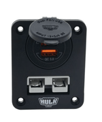 Hulk 4X4 Double Flush Mount Housing 50A Anderson Style Plug (HU7006B)