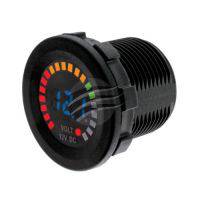 HULK 4X4 VOLTMETER WITH INDICATOR 5-15v BLUE LED 29mm DIA