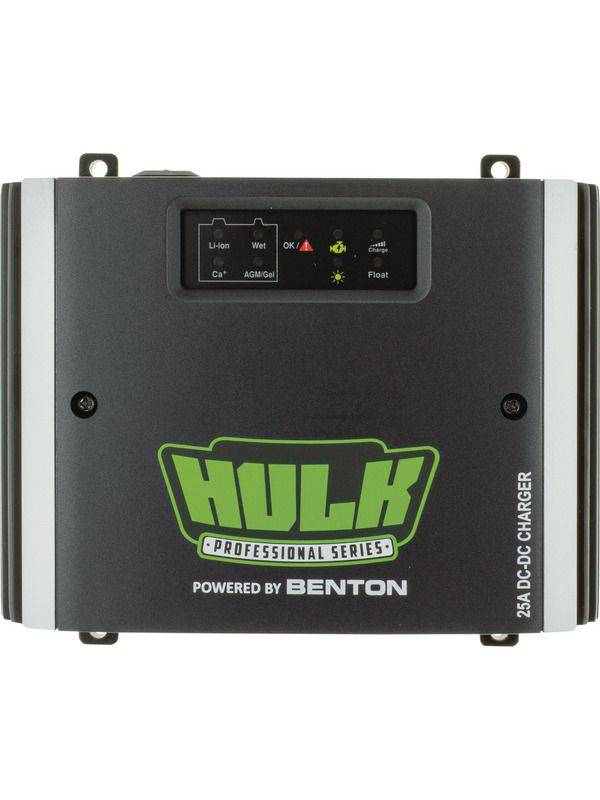 HULK | DC-DC 25A BATTERY CHARGER | 12/24V MULTI STAGE 2x 12V