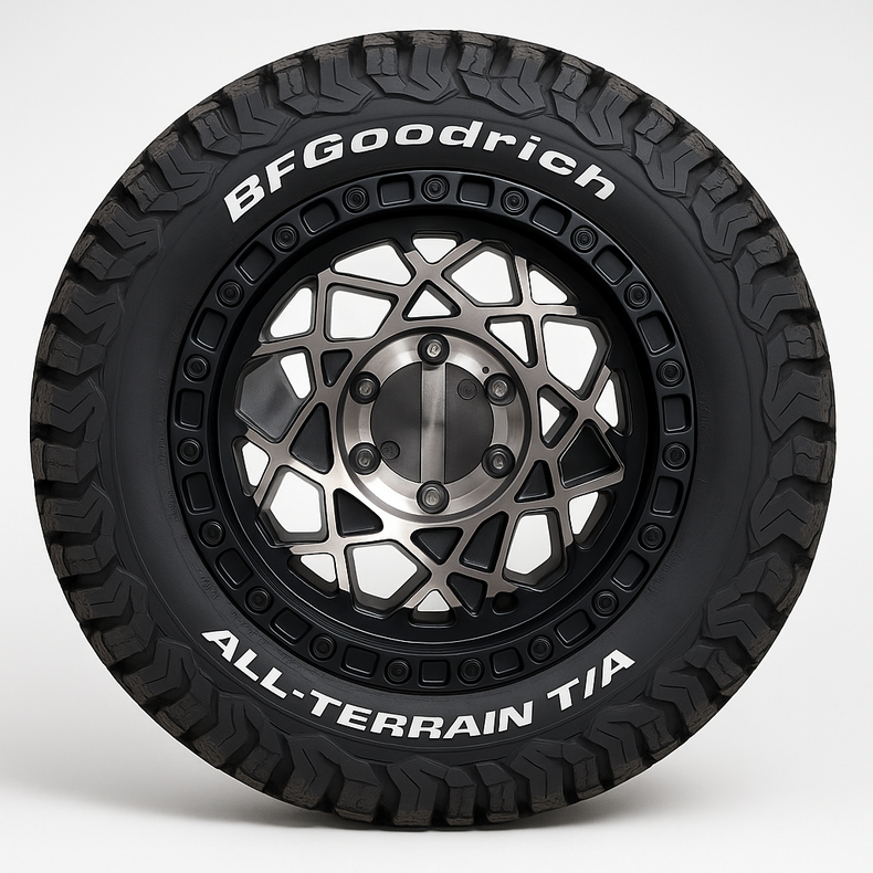 ROAR 4X4 DX005 17x9 Off-Road Alloy Wheel Set of 4 – 6x139.7 PCD, ET0, 110.1CB – Premium Fit for Hilux, Ranger, D-MAX, BT-50, Triton, Colorado, Prado, Navara