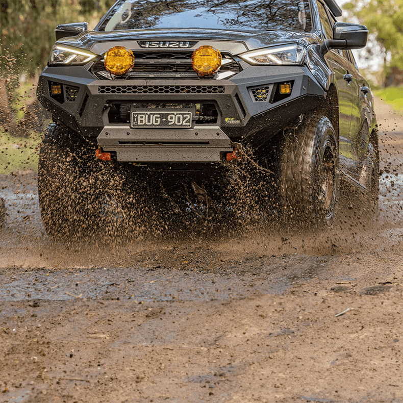 ISUZU MUX BULLBAR - IRONMAN RAID NON HOOP BULL BAR