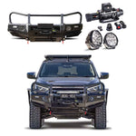 ISUZU MUX FRONTAL PACK | BULL BAR WINCH LIGHTS SUITS 2021+ MUX