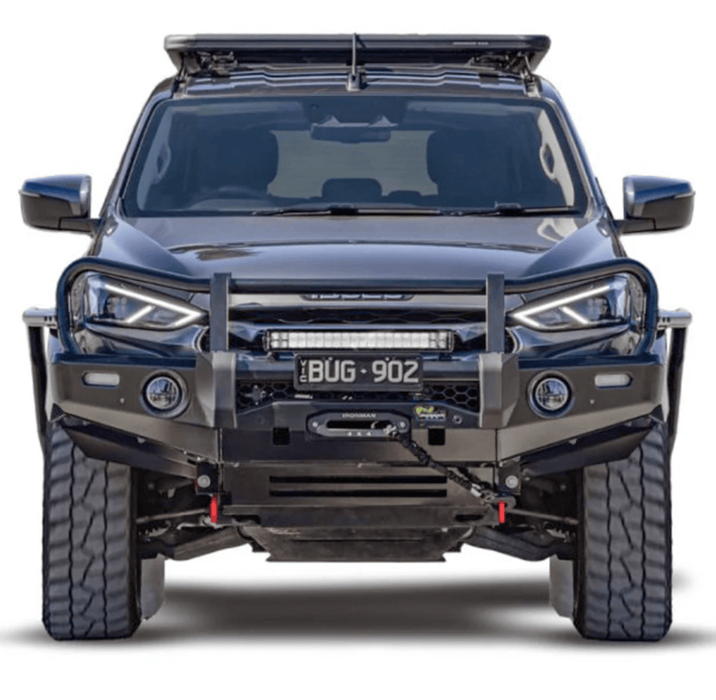 ISUZU MUX FRONTAL PACK | BULL BAR WINCH LIGHTS SUITS 2021+ MUX