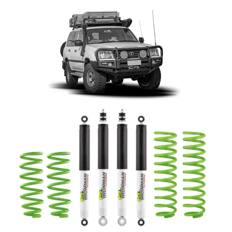 105 Series Landcruiser Suspension Kit 50mm Lift | Ironman Nitro Gas