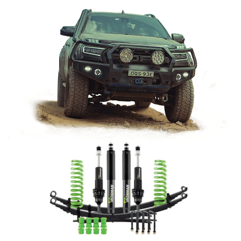 Ford Ranger Lift Kit Adjustable 40-70mm Suits PX3 Ranger | Ironman Foam Cell Pro