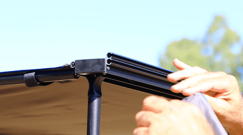 Awning Side Wall 2.5m X 2.9m Kalahari Black Edition