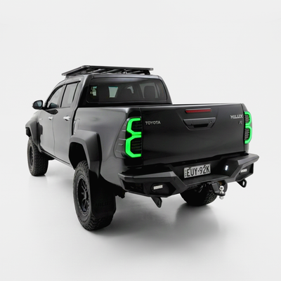 Tail Lights for Toyota Hilux 2015 - 2024 N80 - RGBW Smoked Sequential