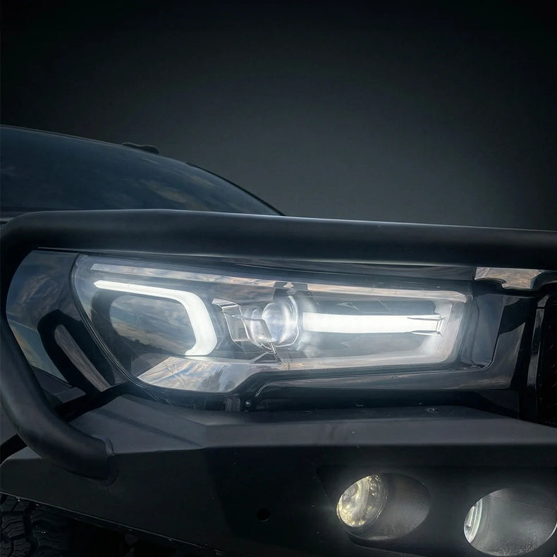 Hilux N80 2020+ RGBW Head Light Upgrade | With Free Smoked Tail lights