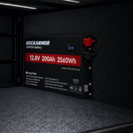 200ah lithium battery in canopy 