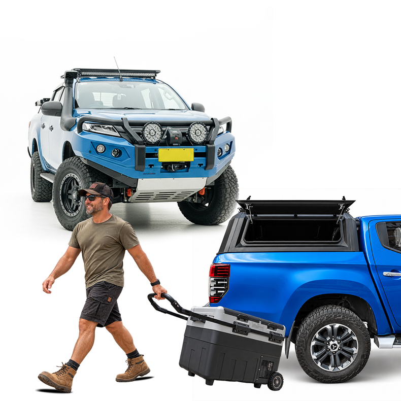 MR Triton GT Bull Bar + Aluminium Canopy + Free 40L Fridge - Suits MR  Triton Models