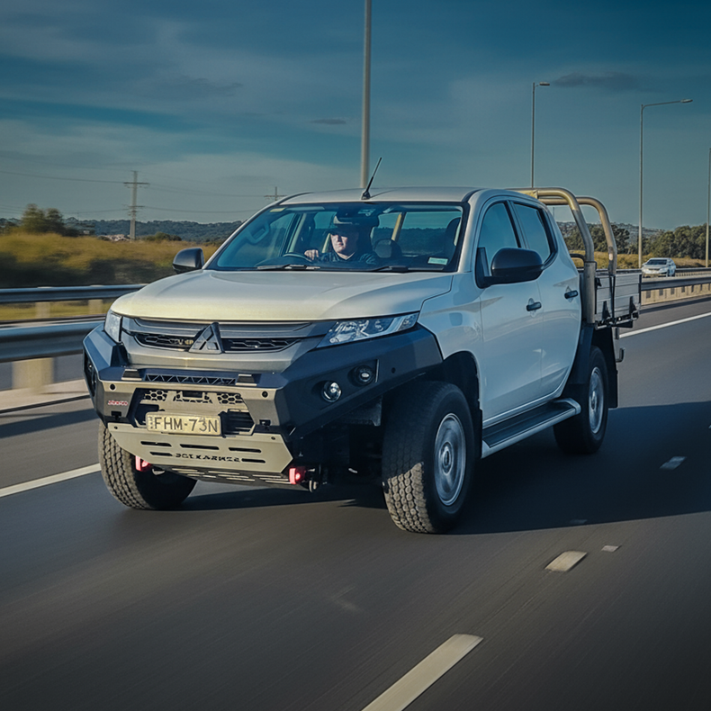 MR TRITON BULLBAR - NO LOOP STEEL GT BUMPER