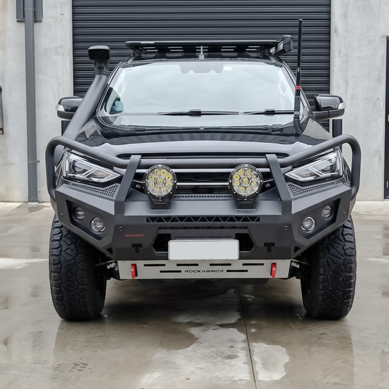 Isuzu MUX Touring Pack Suits: Isuzu MUX 08/21-02/25  Bullbar, Winch, Lights, uhf + Free Fridge