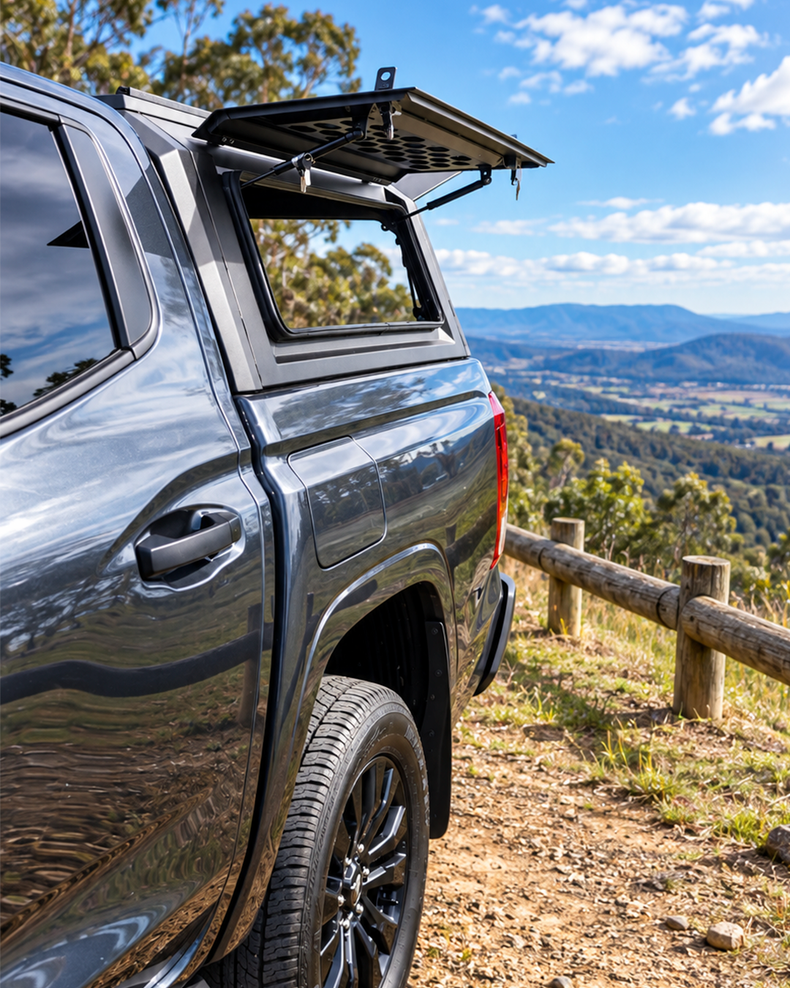 mv triton aluminium canopy - Rockarmor ute accessories 