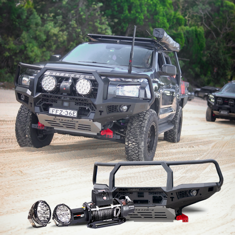 MV Triton Frontal Pack - Bullbar, Winch, Lights