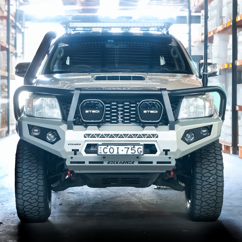 N70 HILUX BULLBAR & ROCK SLIDER COMBO SUITS 08/2011 - 08/2015