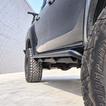 hilux angled rock sliders suits n80