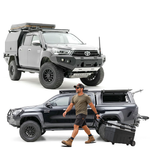 N80 Hilux GT Bumper + Aluminium Canopy + Free 40L Fridge - Suits 08/2020-11/2025 Models