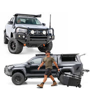 N80 Hilux Elite Bull Bar + Aluminium Canopy + Free 40L Fridge - Suits 2015-08/2020 Models