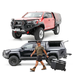 N80 Hilux GR/ROGUE GT Bull Bar + Aluminium Canopy + Free 40L Fridge - Suits GR 23+ & ROGUE Models