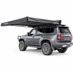 free standing side awning with gas strut
