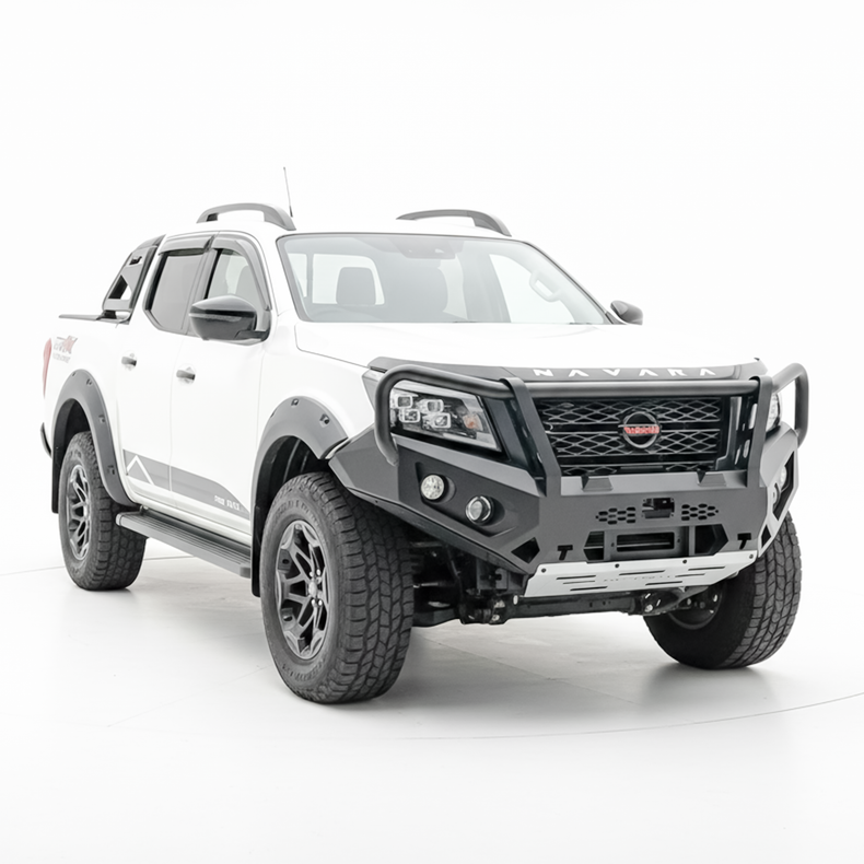Rockarmor GT bullbar to suit Nissan NP300 Navara - Full Bumper Replacement, ADR Approved, Built in Rated Recovery Points, Tough Bull Bar, Winch Compatible, Looks Great! 