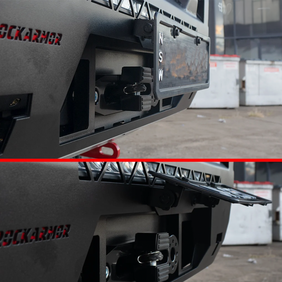 Number Plate Flip Bracket for Bull Bar