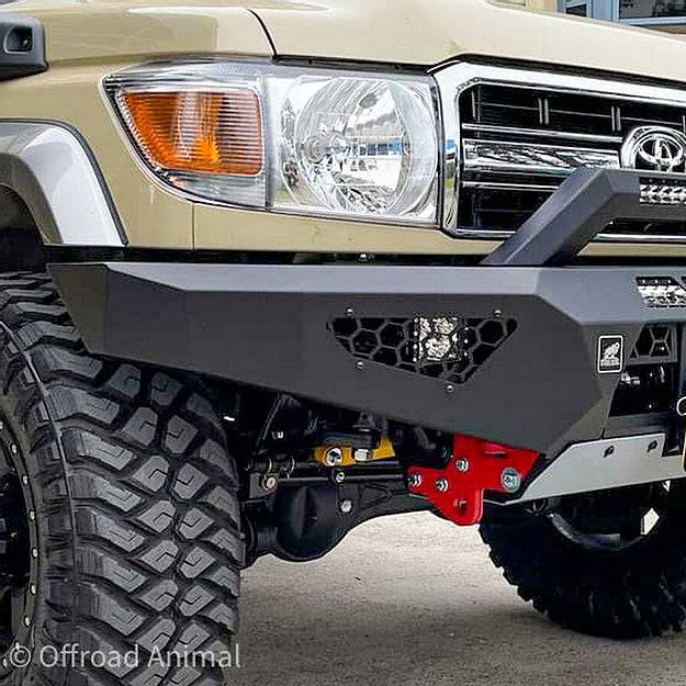 Predator Bull bar Suits - Toyota Land Cruiser 76, 78, 79 Series, 2007 on