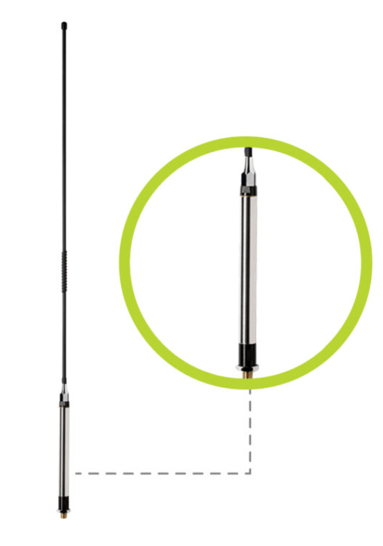 ANU100 6.5dBi UHF CB Antenna