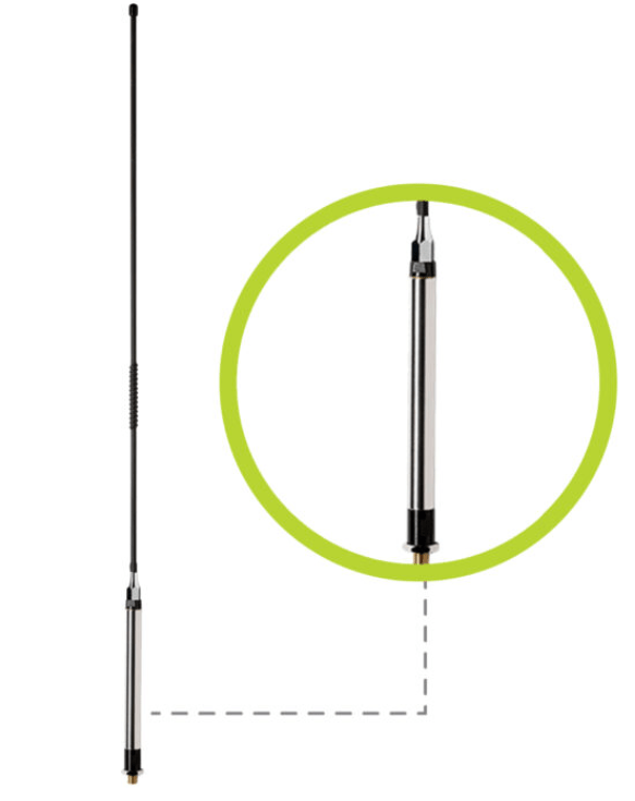 ANU110 6.5dBi UHF CB Antenna