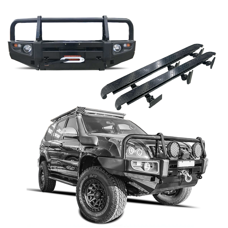 Prado 120 Bullbar & Rock Slider Combo